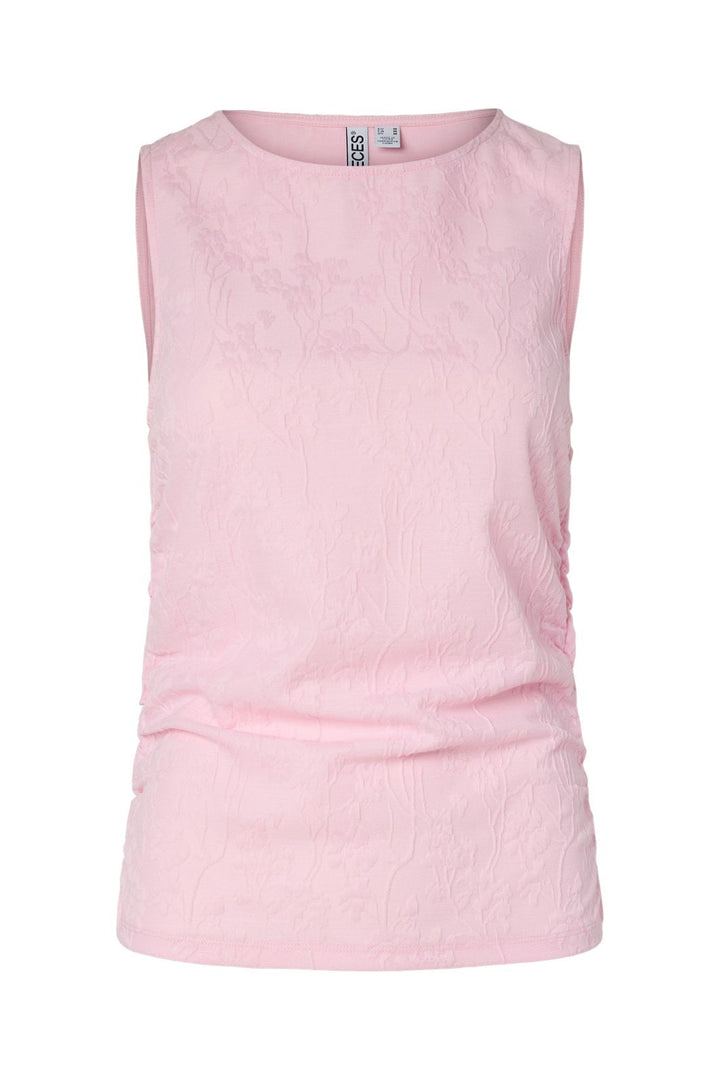 Pieces - Pcallo Sl O-Neck Top Pp - 5048911 Roseate Spoonbill