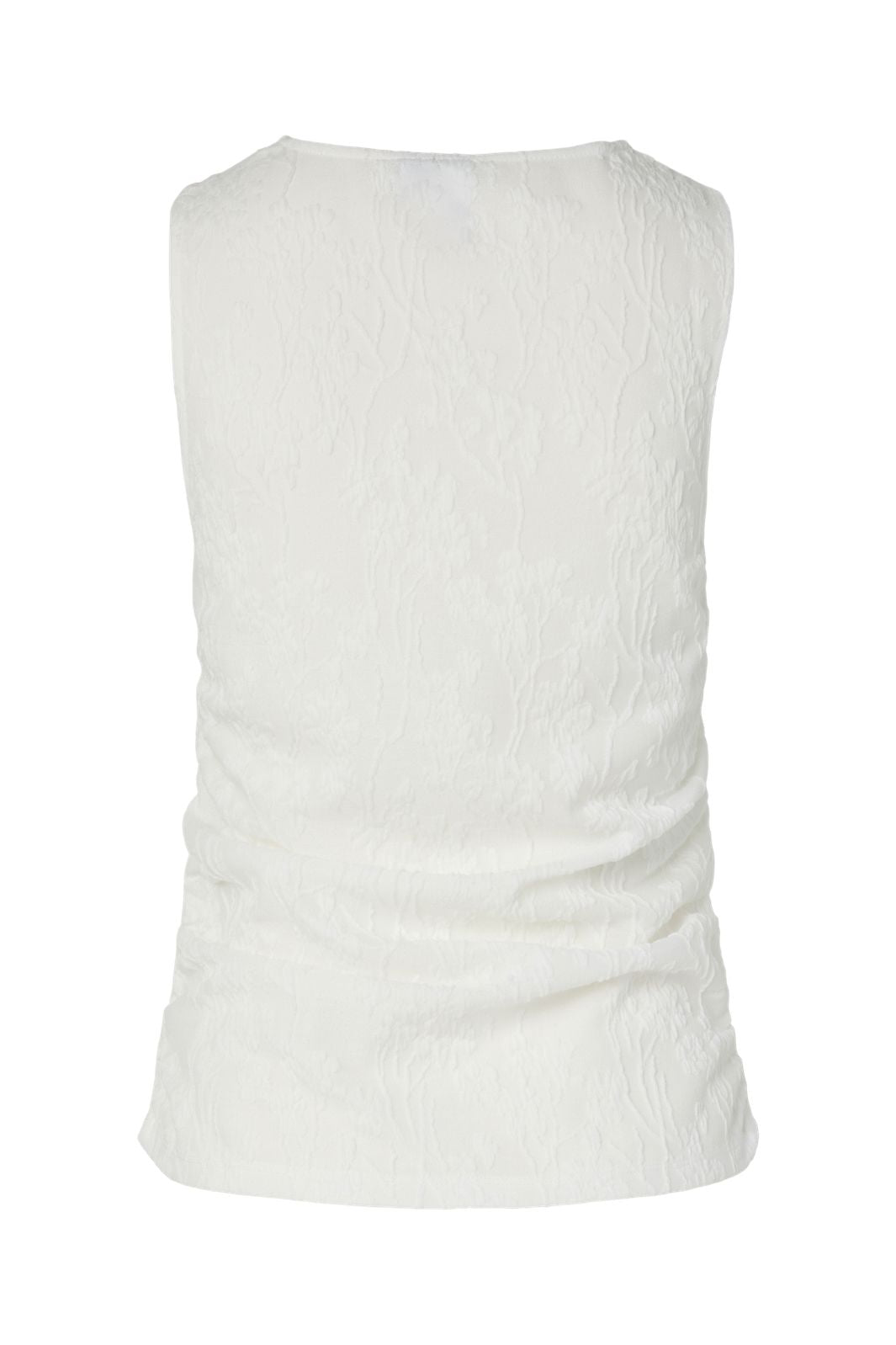 Pieces - Pcallo Sl O-Neck Top Pp - 5052190 Cloud Dancer