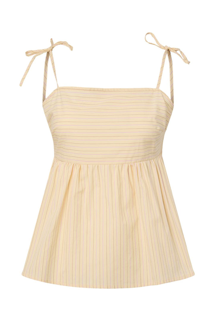 Pieces - Pcapril Strap Top Pp - 5041137 French Vanilla Pink