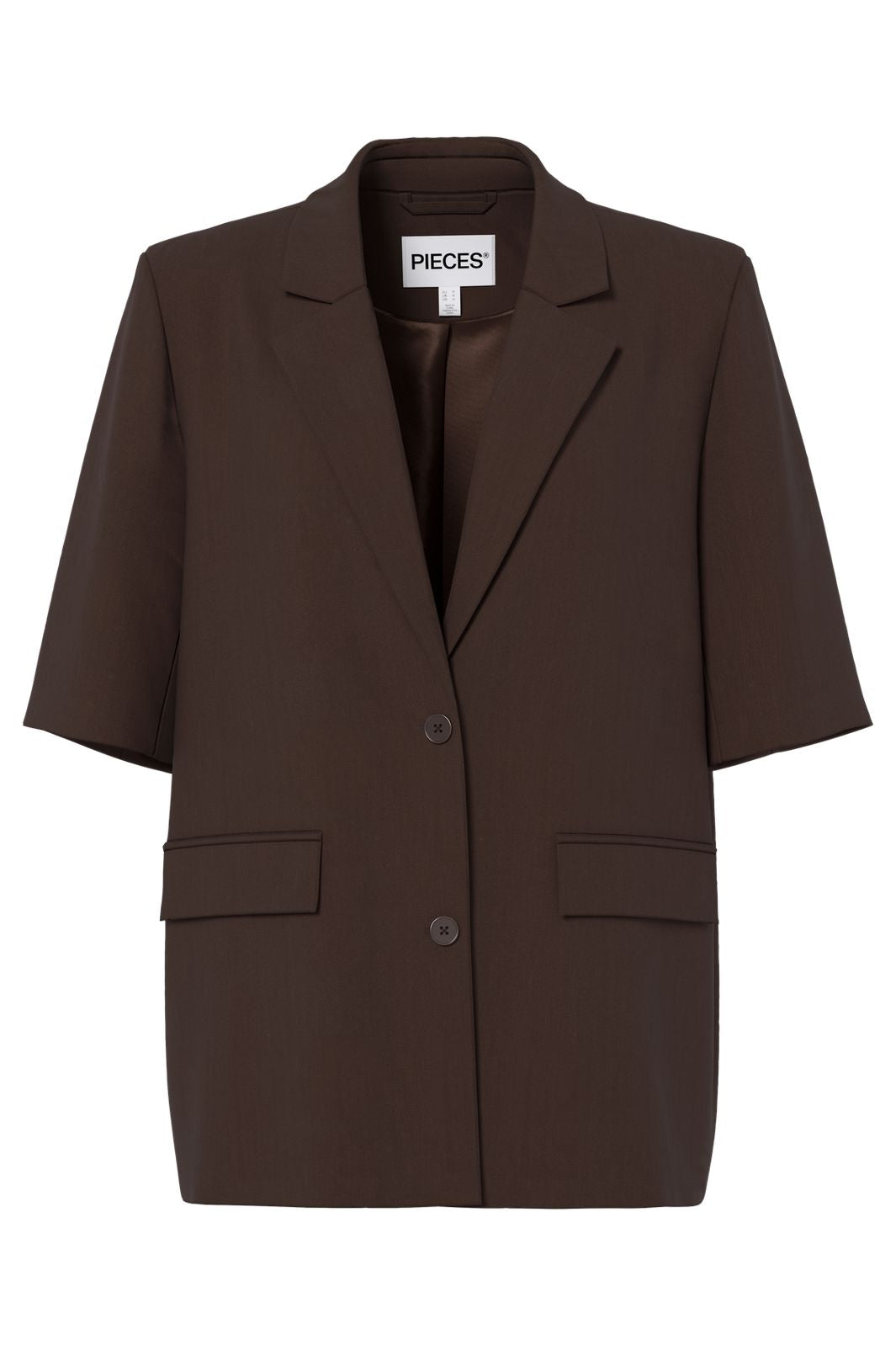Pieces - Pcbosella 2/4 Blazer - 5112085 Hot Fudge