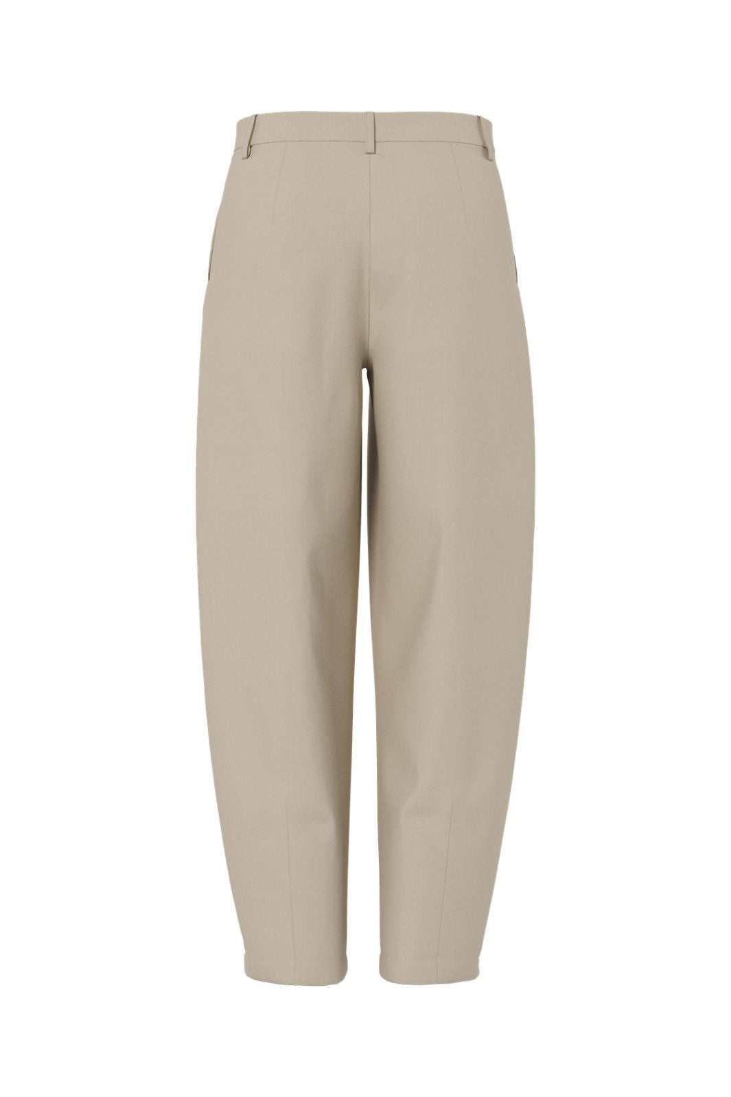 Pieces - Pcbosella Barrel Pants - 5094270 White Pepper