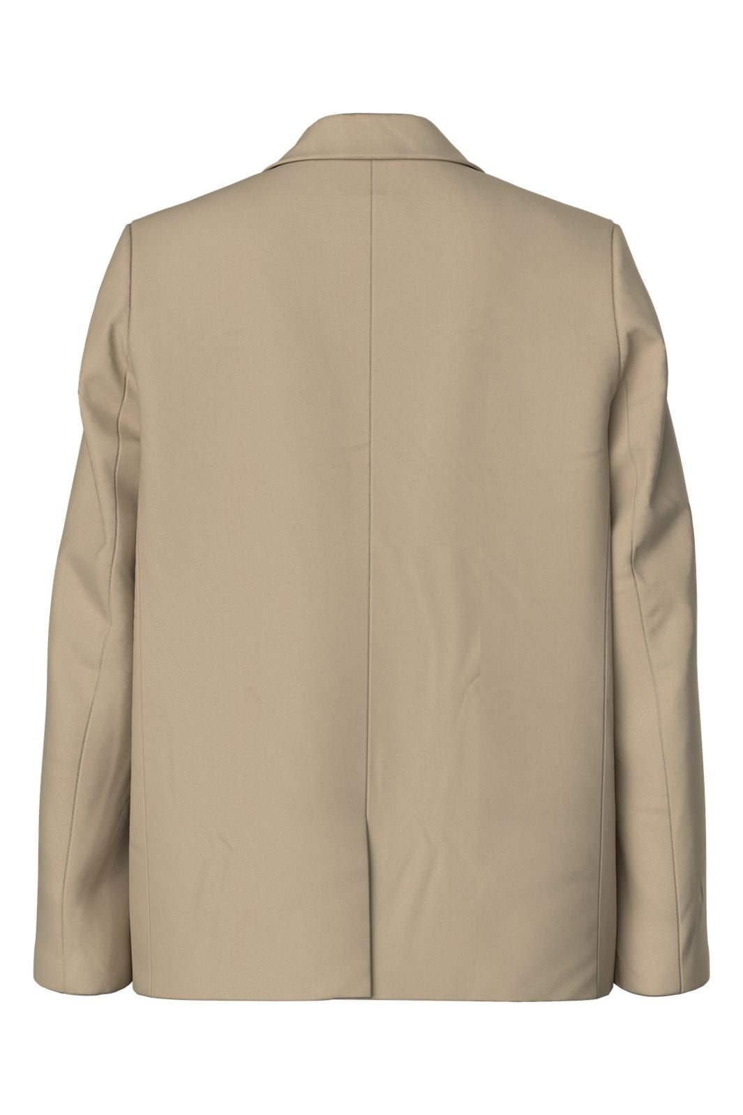 Pieces - Pcbosella Ls Loose Blazer - 5052243 White Pepper