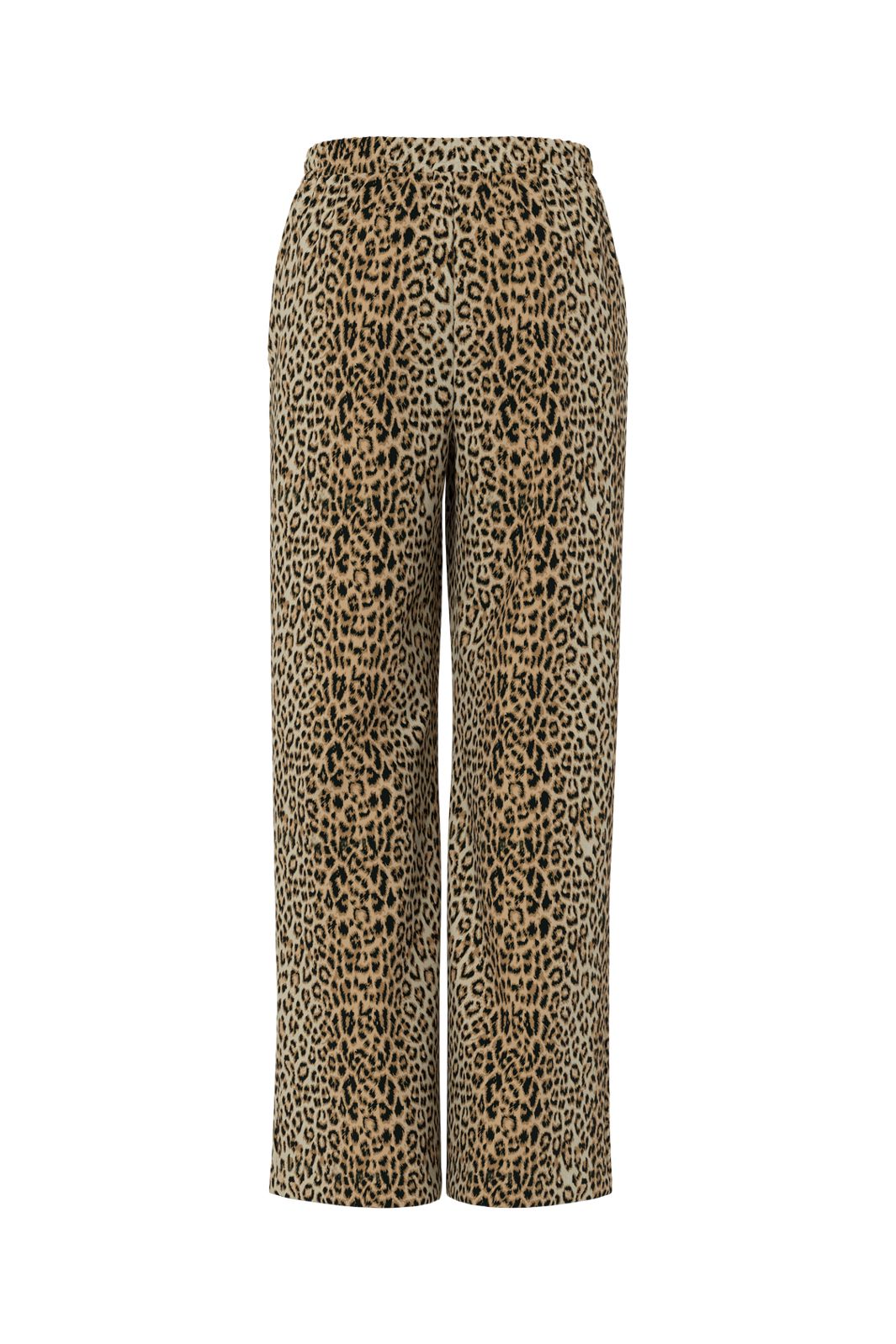 Pieces - Pcbosella Printed Wide Pants - 5024998 Natural Leo