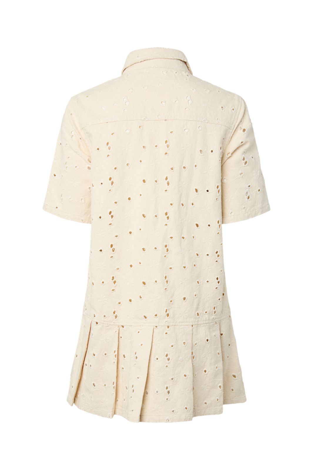 Pieces - Pcella 2/4 Short Dress - 5106604 Ecru Embroidery