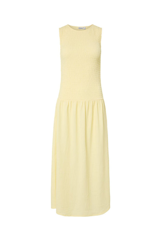 Pieces - Pcfess Sl Smock Dress - 5016369 French Vanilla
