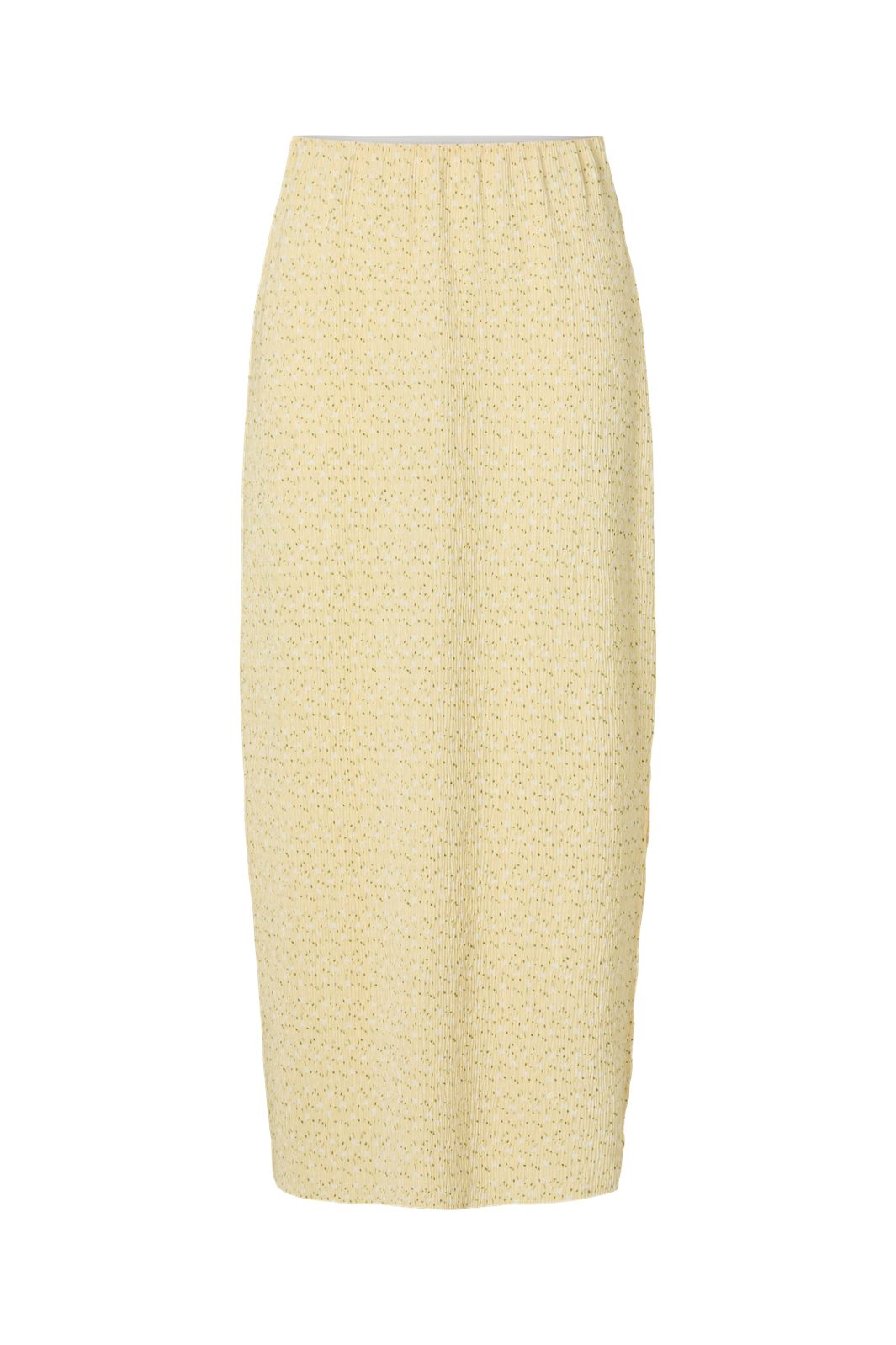 Pieces - Pcflora Ankle Skirt Msa - 4976249 French Vanilla Small White Flowers