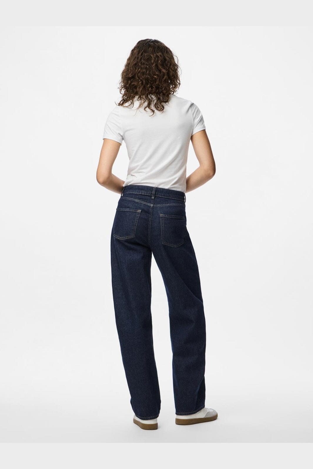 Pieces - Pcgrace Barrel Jeans - 5039576 Dark Blue Denim Rinse