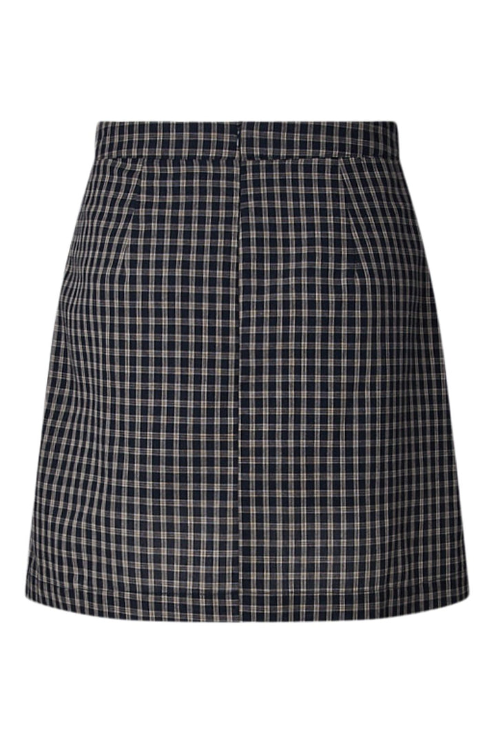 Pieces - Pcjune A-Shaped Short Skirt - 5162437 Maritime Blue Birch