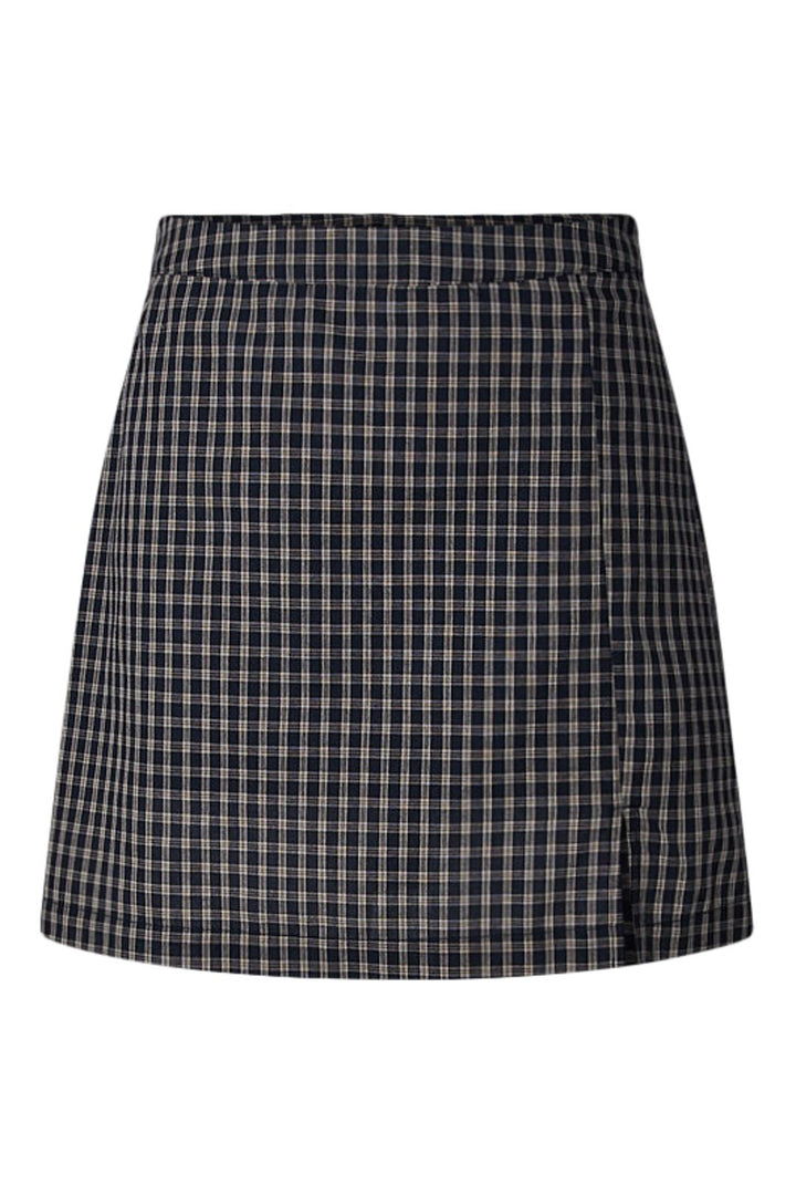 Pieces - Pcjune A-Shaped Short Skirt - 5162437 Maritime Blue Birch