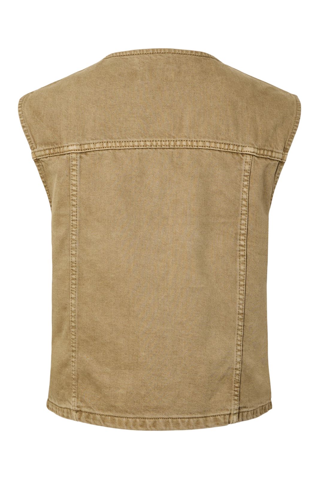 Pieces - Pckate Vest - 5011190 Cedar Heavy Wash