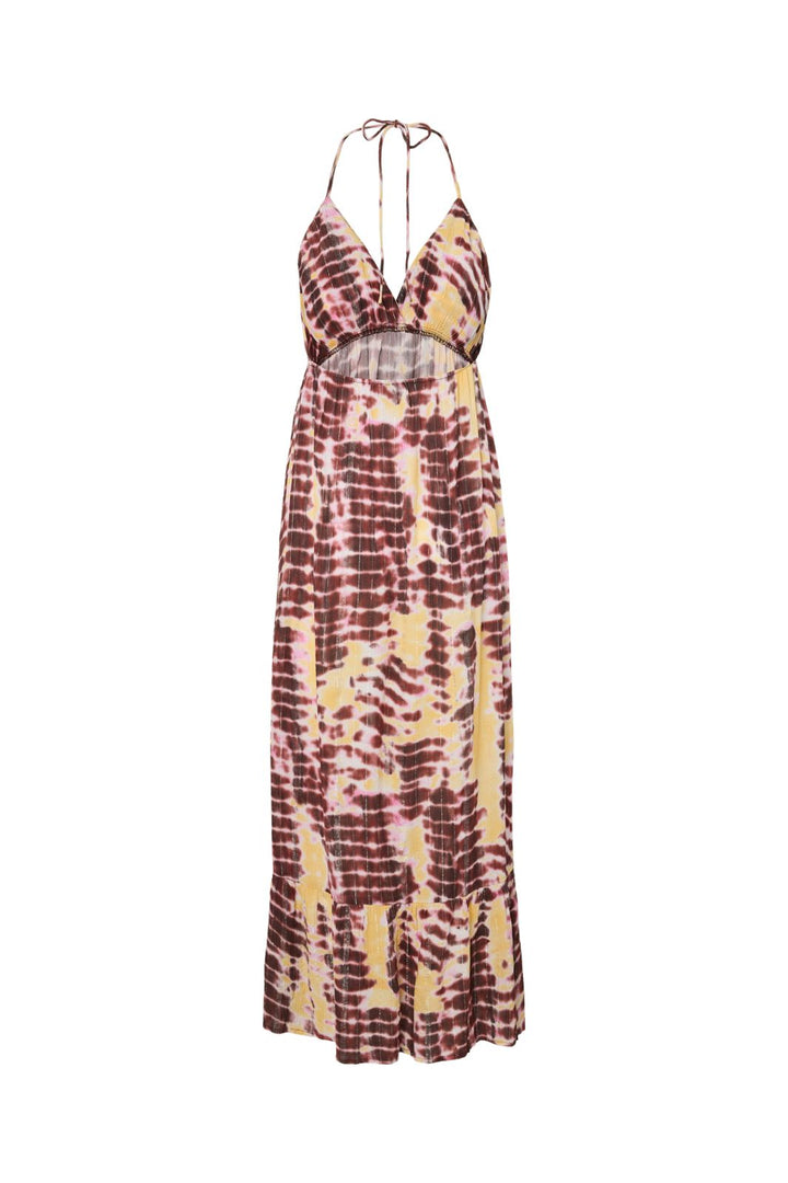 Pieces - Pckaya Strap Lurex Dress - 4957208 Red Ochre Gradient Citrus