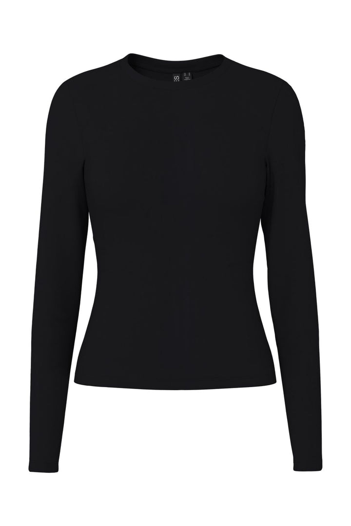 Pieces - Pclula Ls Top - 4897652 Black