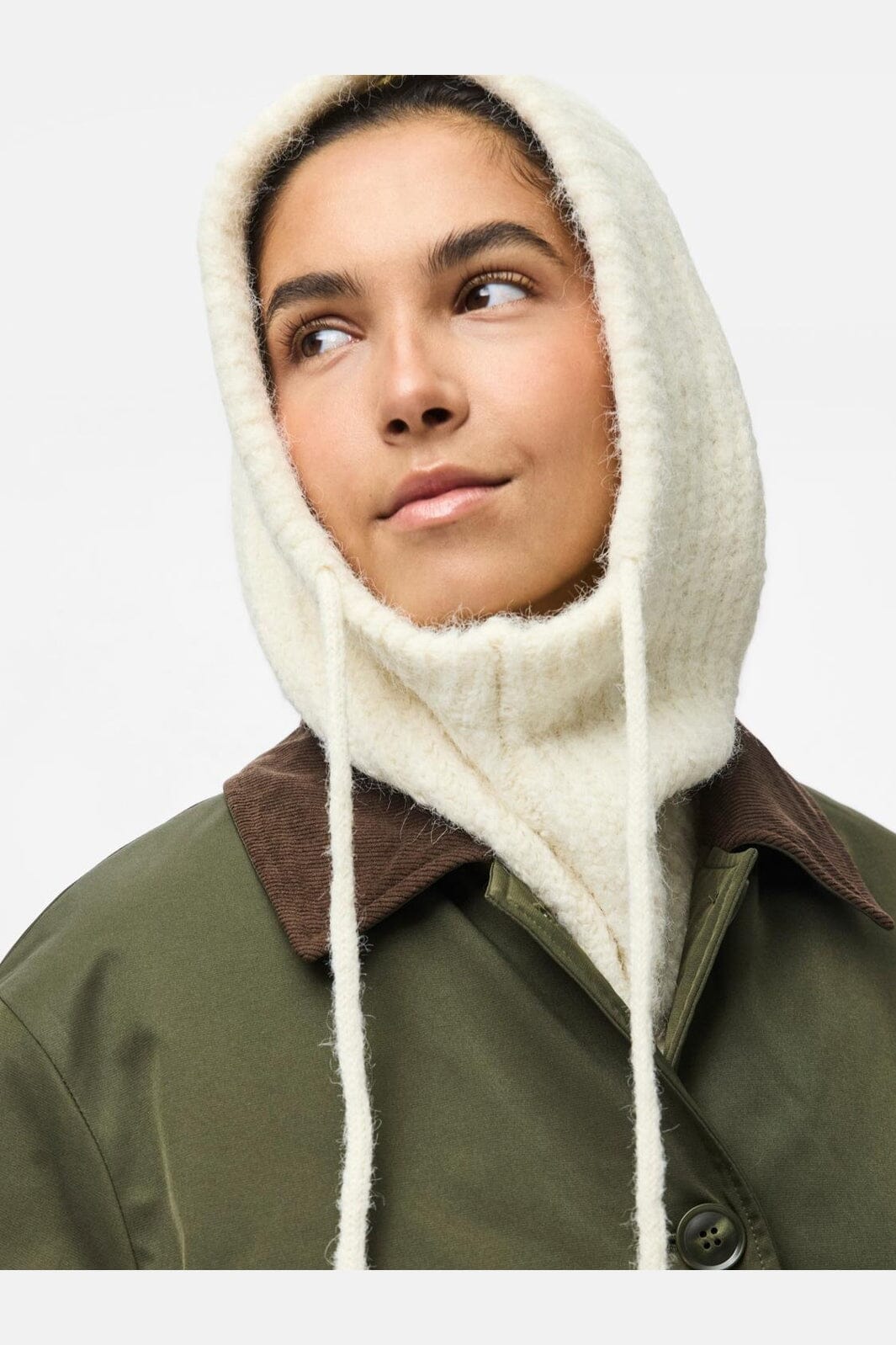 Pieces - Pcnambi Balaclava - 4675047 Whitecap Gray