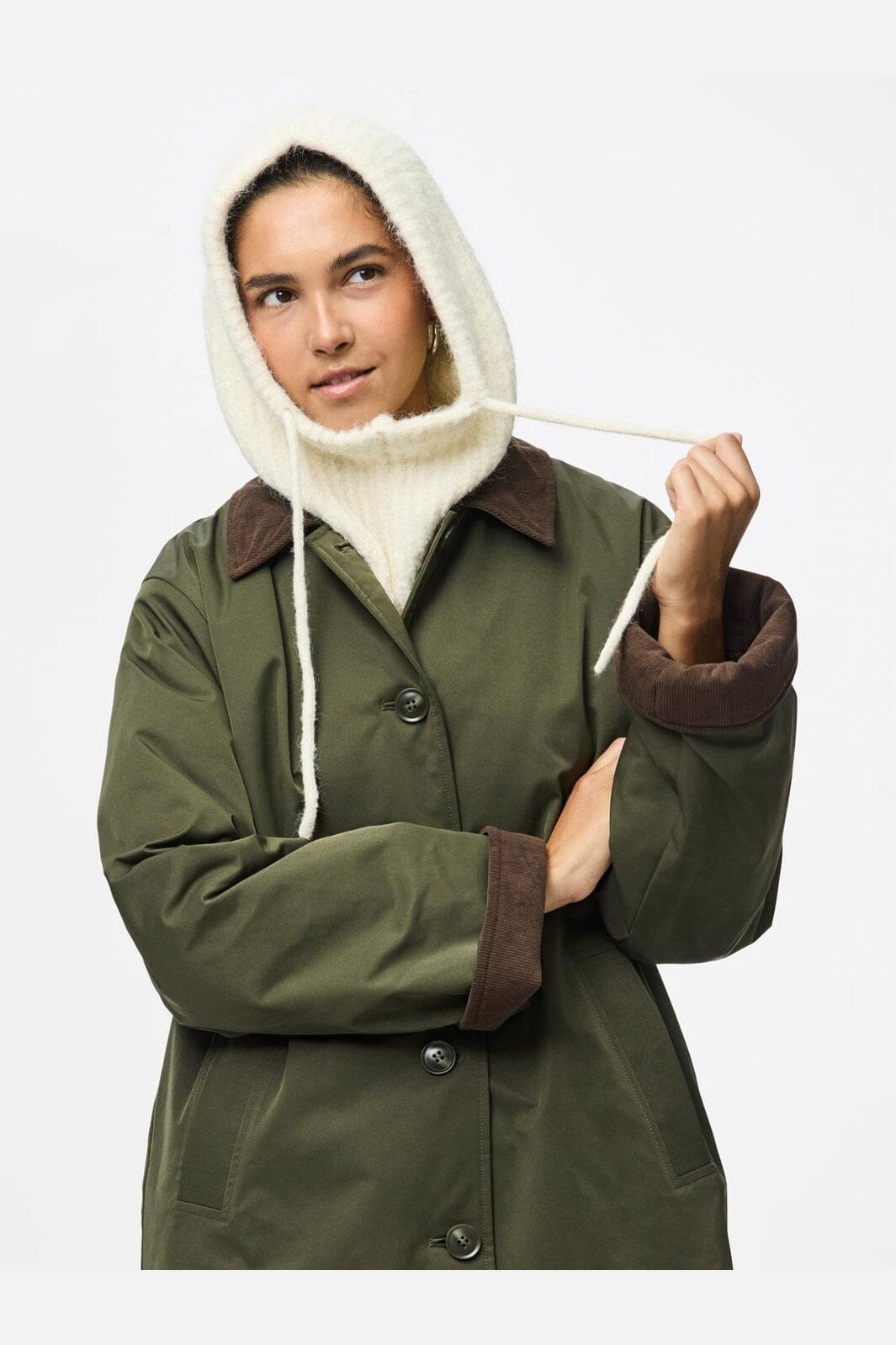 Pieces - Pcnambi Balaclava - 4675047 Whitecap Gray