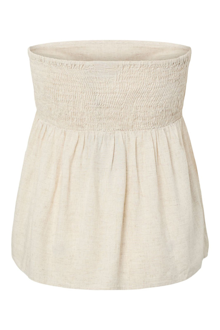 Pieces - Pcpia Strapless Top - 5061111 Birch Melange