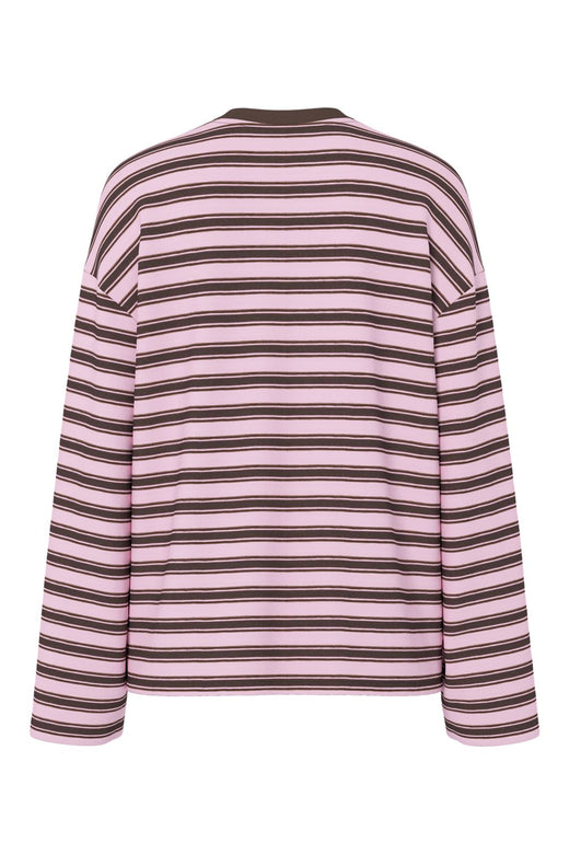 Pieces - Pcsadie Ls Top - 5220738 Hot Fudge 3 Roseate Spoonbill
