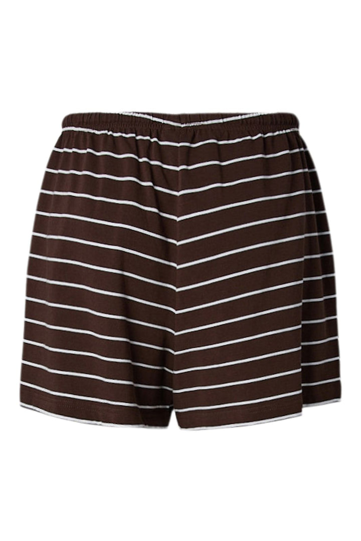 Pieces - Pcsadie Shorts - 5129578 Hot Fudge Cloud Dancer