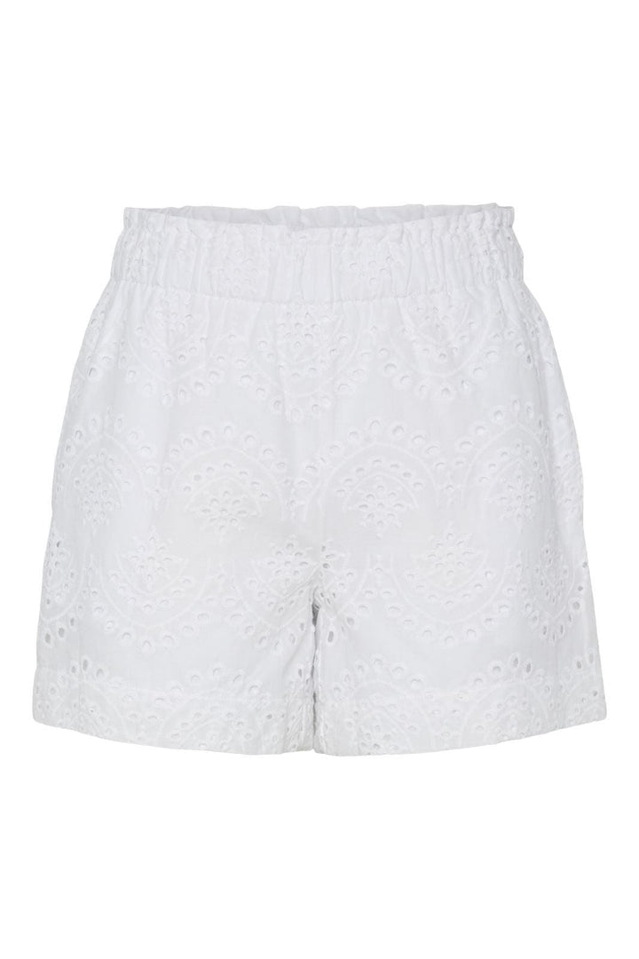 Pieces - Pcvilde Shorts - 4649434 Bright White