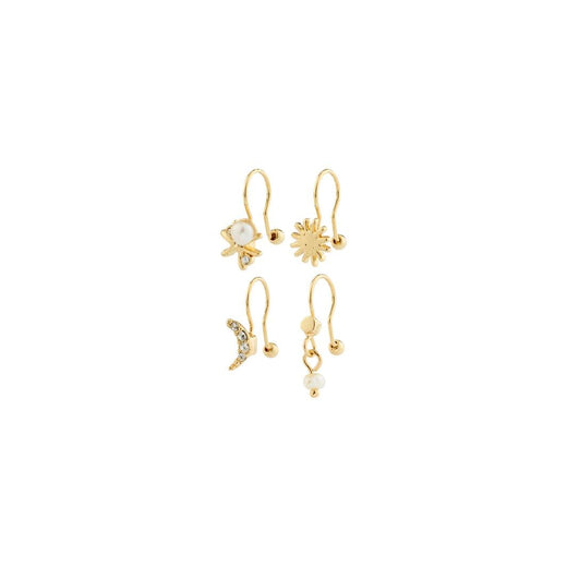 Pilgrim - Evon Ear Cuff 4-in-1 Set, Gold-plated 262622013 - Gold Plated