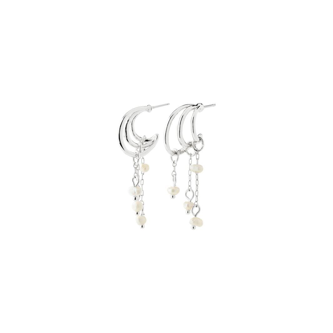 Pilgrim - Lunith Earrings Silver-plated 262636033 - Silver Plated