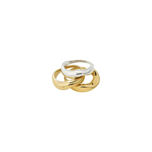 Pilgrim - Nova Rings 3-in-1 Set, Gold-plated 122622004 - Gold Plated