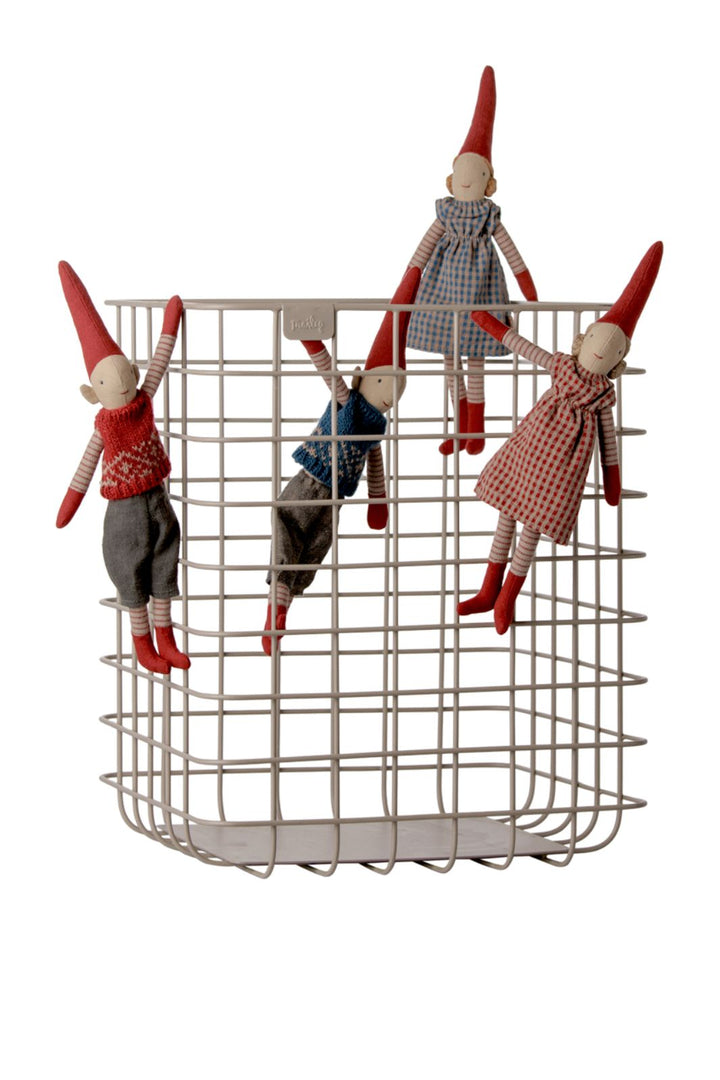 Maileg - Pixy, Str. 1 - Dreng - Blå Strikket Vest - 14-6414-00