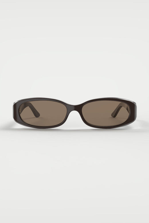 Rotate - 4. Rectangular Oval Frame 1163133097 - 3097 Chimi X Soil Brown Solbriller 