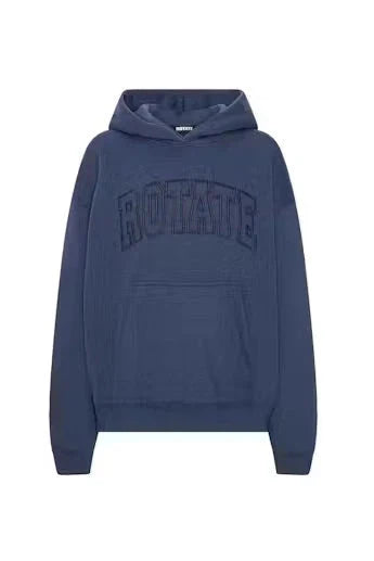 Rotate - Classic Sweat Hoodie 1163693094 - 3094 Navy Blazer Sweatshirts 