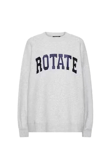 Rotate - Classic Sweatshirt 1163711473 - 1473 Light Grey Melange Sweatshirts 