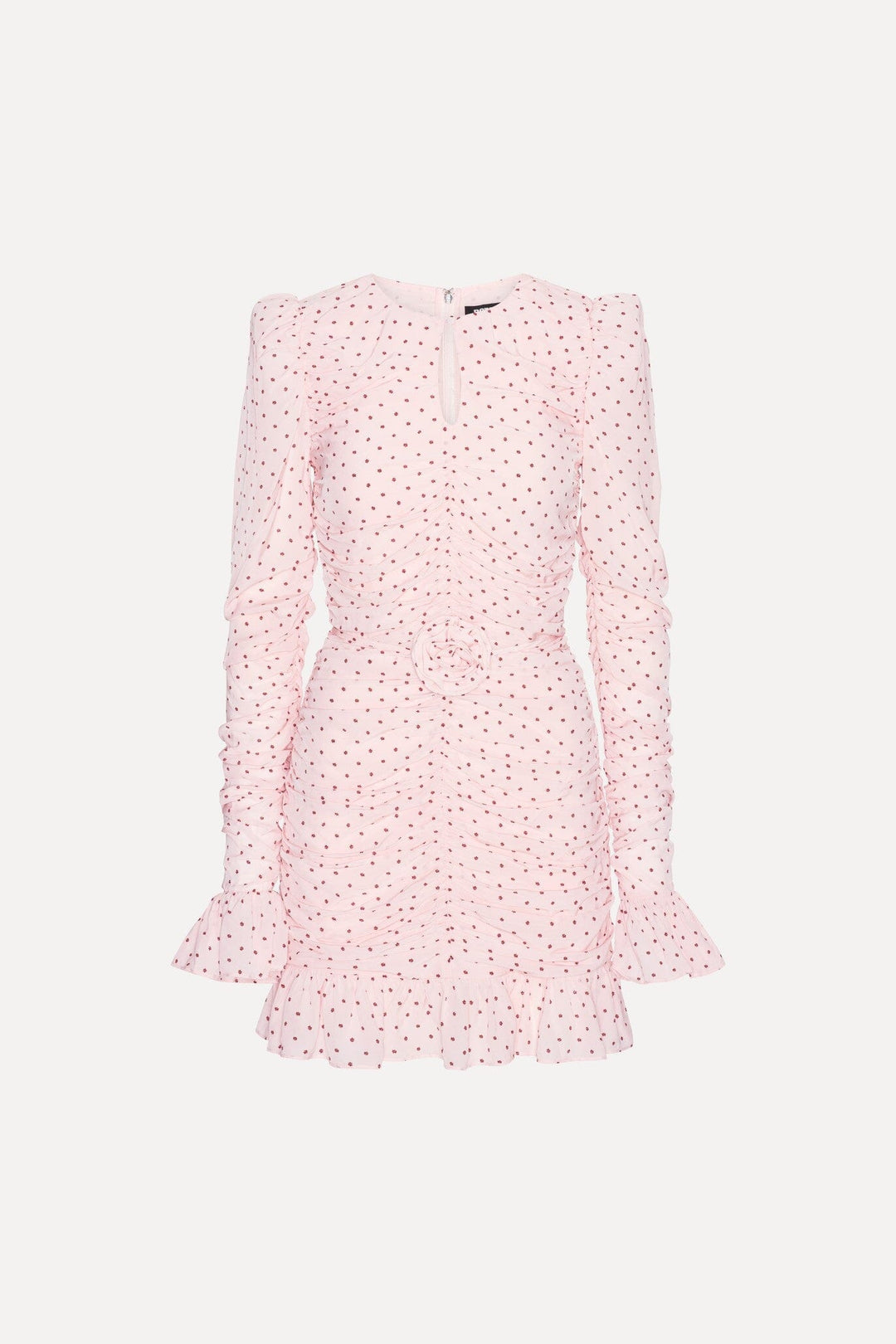 Rotate - Mini Ruched Dress 1163483110 - 3110 Barely Pink Comb. Kjoler 