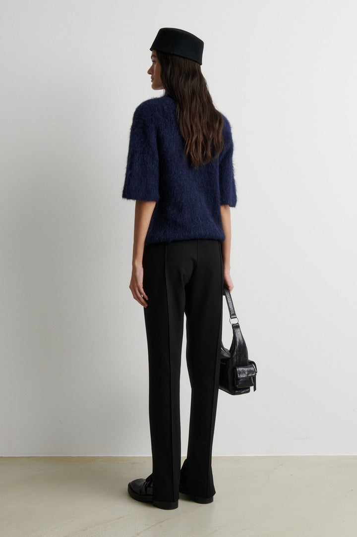Second Female - Karla Knit SS 59913 - 5994 Night Sky Strikbluser 