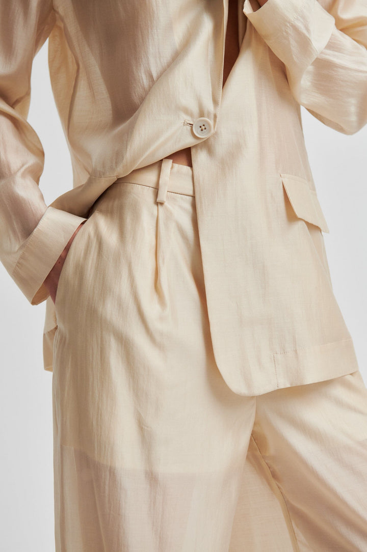 Second Female - Lusana Trousers 60692 - 0512 Soft Beige Bukser 