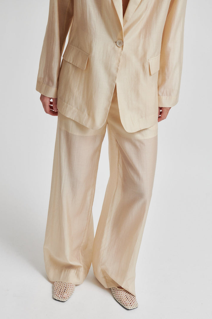 Second Female - Lusana Trousers 60692 - 0512 Soft Beige Bukser 