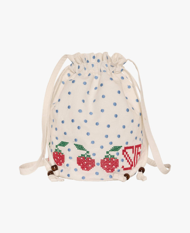 Sissel Edelbo - Babba Drawstring Bag SE 1802 - Off White Tasker 