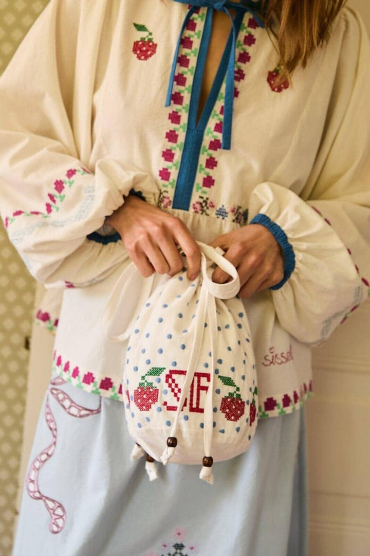 Sissel Edelbo - Babba Drawstring Bag SE 1802 - Off White Tasker 