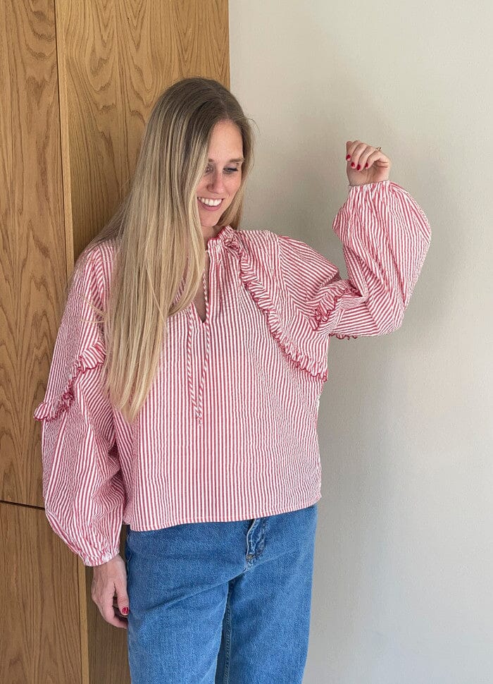 Sissel Edelbo - Balla Top SE 1467 - Red Stripes