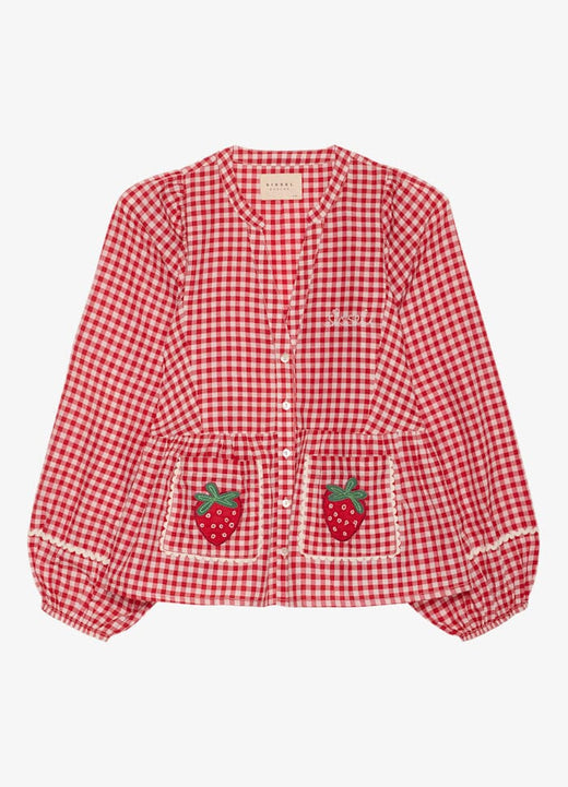Sissel Edelbo - Bobbie Top SE 1804 - Red Checks Toppe 