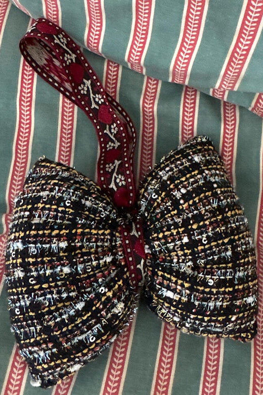 Sissel Edelbo - Boucle Bow Ornament Se 2138 - Black Julepynt 