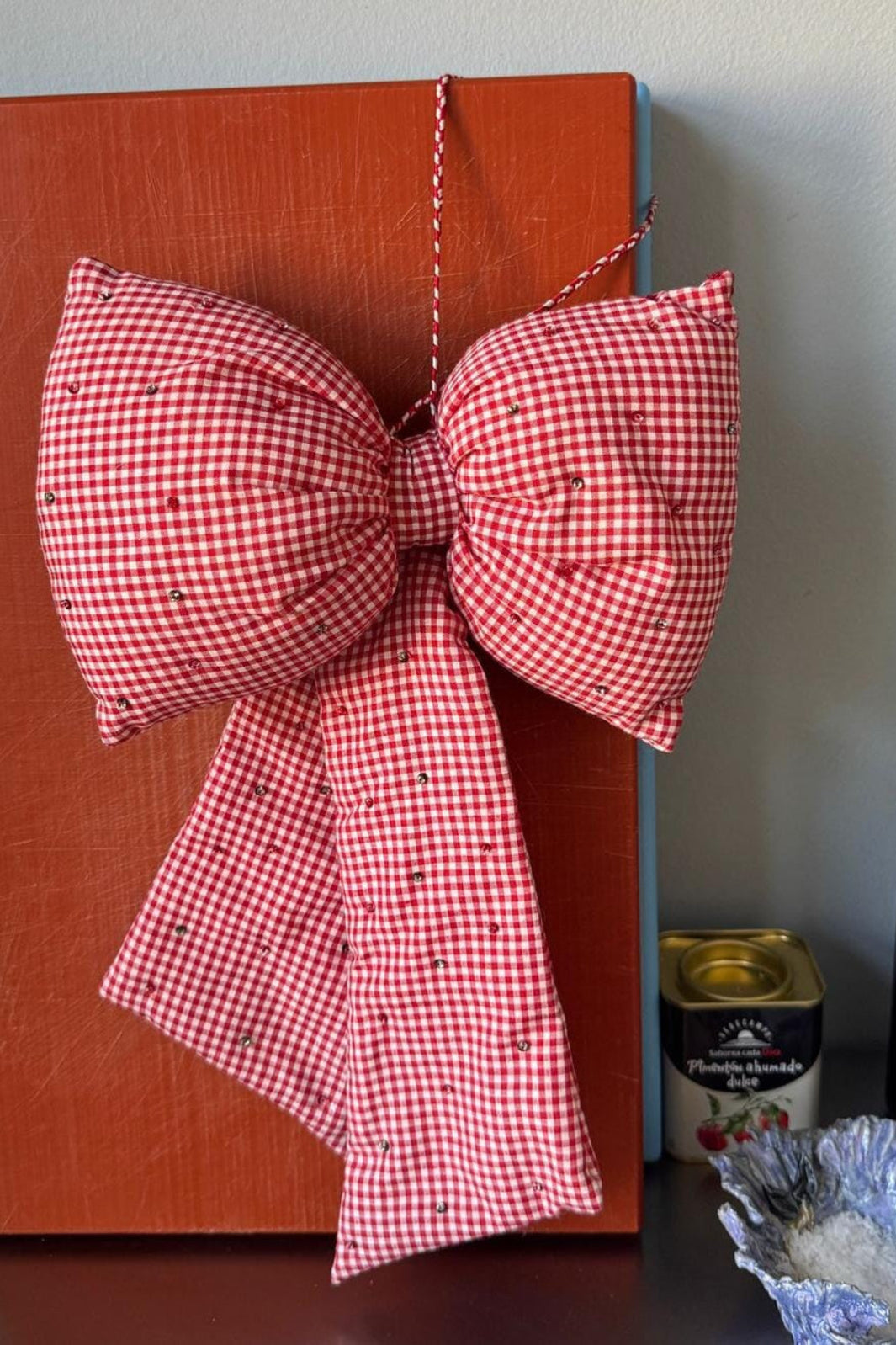 Sissel Edelbo - Bow Decoration SE 1485 - Gingham Checks