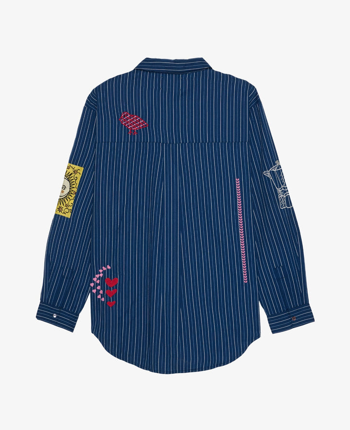 Sissel Edelbo - Brenna Shirt Se 2007 - Navy Stripes Skjorter 