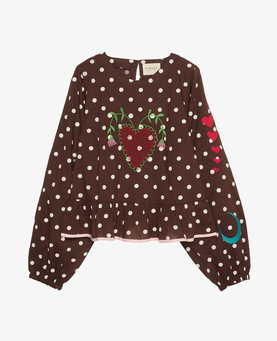 Sissel Edelbo - Diana Top Se 2010 - Brown Dot Bluser 