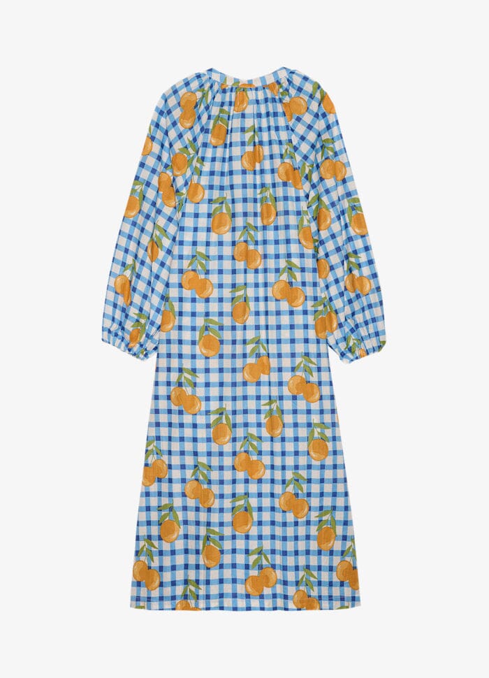 Sissel Edelbo - Lara Dress SE 1817 - Blue Orange Kjoler 