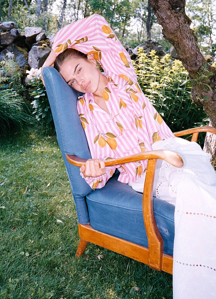 Sissel Edelbo - Limone Top SE 1818 - Pink Lemons Toppe 