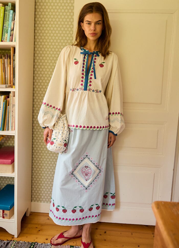 Sissel Edelbo - Louise Skirt SE 1820 - Baby Blue Nederdele 