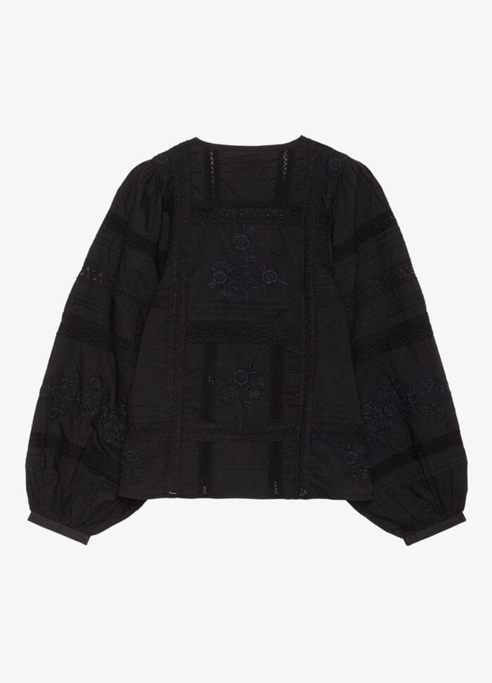 Sissel Edelbo - Mabel Shirt SE 1822 - Almost Black Skjorter 