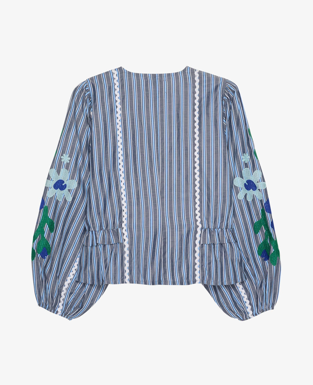 Sissel Edelbo - Veda Top Se 2044 - Grey Stripes Skjorter 