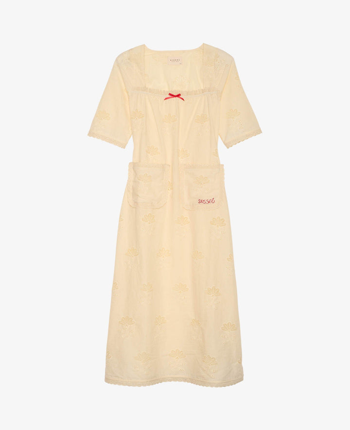 Sissel Edelbo - Viviette Dress SE 1840 - Pastel Yellow Kjoler 