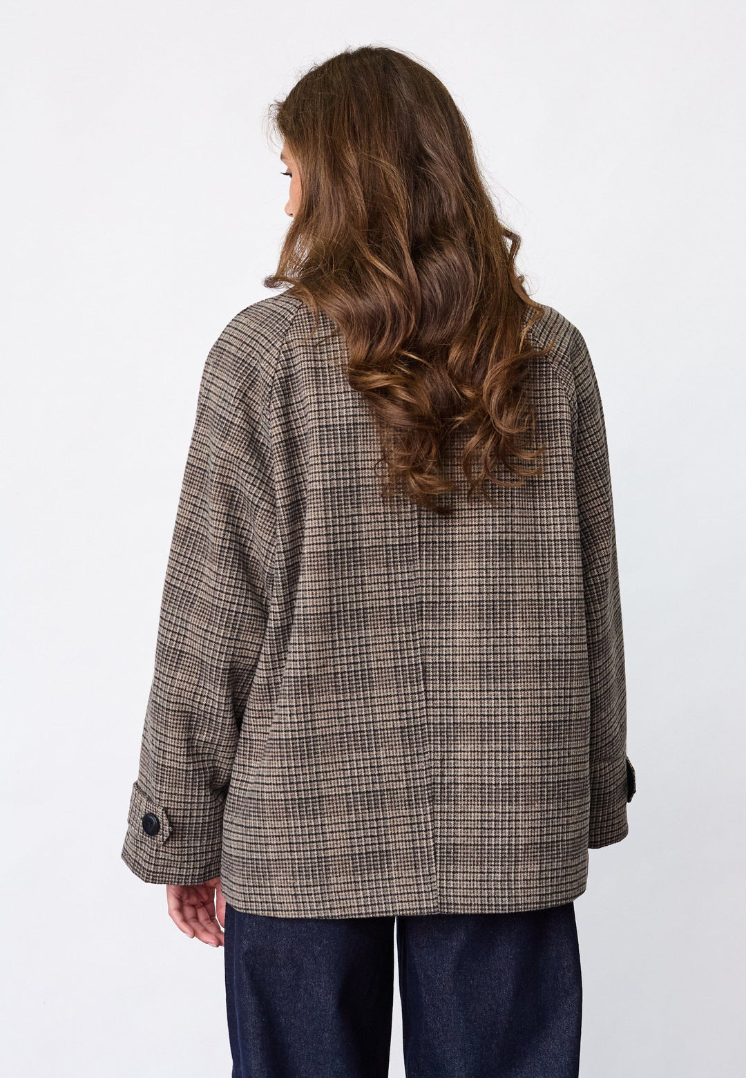 Sisters Point - Caleb-N.Midi1 20079 - 201 - Brown Check Jakker 