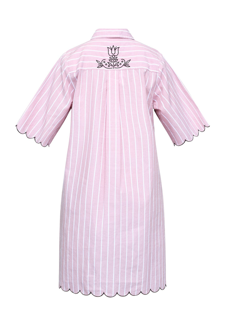 Sisters Point - Edina-Dr2 19983 - 831 - Mauve Stripes Kjoler 