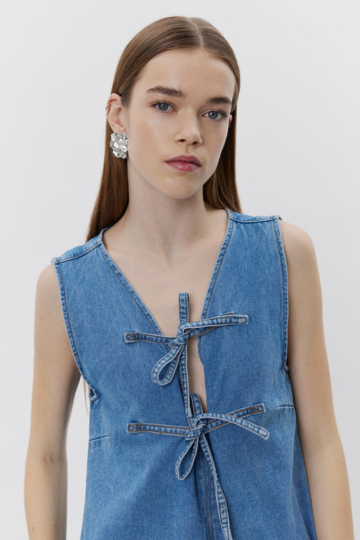 Sofie Schnoor - Nellesw Top S251251 - 5002 - Denim Blue Toppe 